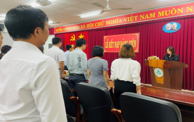 Lễ kết nạp Đảng viên mới: Quần chúng Nguyễn Văn Lâm 