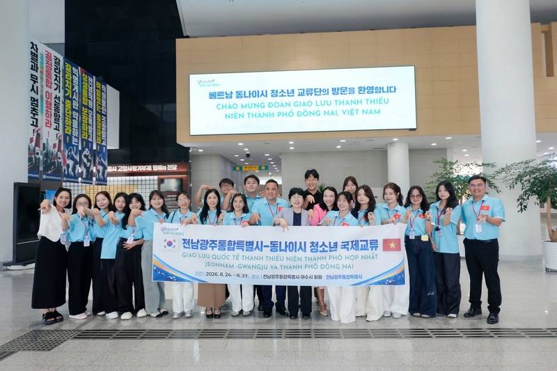 Tuổi trẻ Đồng Nai giao lưu, kết nối và hội nhập cùng thanh thiếu niên Hàn Quốc